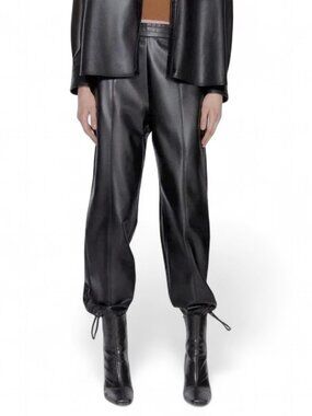 Zara Black Leather Pants